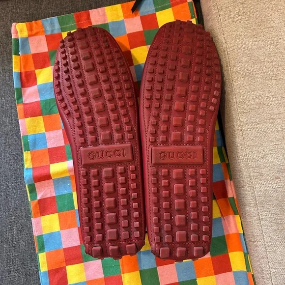 Gucci Men's Bold Red Loafers - Picture 3 of 16